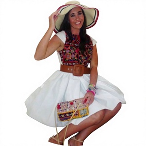 Nuevo Vestido de Diseñador para Mujer, Largo hasta la Rodilla, Informal, para Fiestas, Elegante, Moderno, para Uso Diario y de Fiesta - Product Image 3