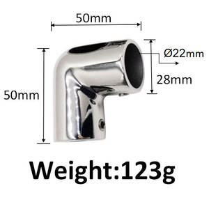 316 Stainless Steel Tees and Elbows New Marine <b>Pipe</b> Fittings for Boats 90-Degree Hose Connections - Product Image 5