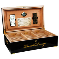 Caja Humidificadora para Cigarros de Fibra de Carbono Personalizada, Estuches de Madera para Cigarros