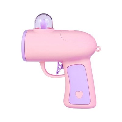 Amazon Hot Selling Party Supplies Toy Guns With Heart Shaped Light Cute Pink Money Gun Spray Love Heart Rain Biu Biu Gun