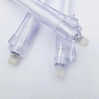 2023 Nouveau produit Stylo à bille blanc Recharge d'encre gel de pilotage en plastique bleu et rouge