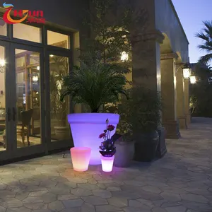 Manufaktur direkt Solar beleuchten Leucht töpfe LED Blumentopf