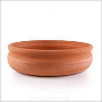 Casserole en terre cuite, bol en terre cuite pour plats mexicains, indiens, coréens, ustensiles de cuisine en terre cuite faits à la main, four en terre cuite, pot à biryani