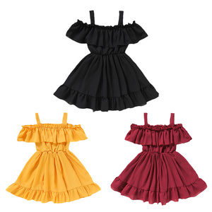 Robes de fête pour bébés en polyester été 2022, vêtements pour enfants, jupes évasées pour tout-petits, vêtements pour enfants, robes de princesse pour filles - Product Image 3