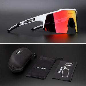 <span class=keywords><strong>Gafas</strong></span> <span class=keywords><strong>de</strong></span> <span class=keywords><strong>Sol</strong></span> Polarizadas KAPVOE 9023 para <span class=keywords><strong>Ciclismo</strong></span> para Hombre y Mujer con Lentes Fotocromáticas, Cortavientos para Deportes al Aire Libre, Espejadas Blancas - Product Image 5