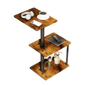 <span class=keywords><strong>Table</strong></span> d'appoint moderne en forme <span class=keywords><strong>de</strong></span> C hauteur réglable petits espaces <span class=keywords><strong>table</strong></span> <span class=keywords><strong>de</strong></span> nuit <span class=keywords><strong>Table</strong></span> basse TV plateaux pour canapé bras <span class=keywords><strong>inclinable</strong></span> <span class=keywords><strong>lit</strong></span> panneau bois - Product Image 1