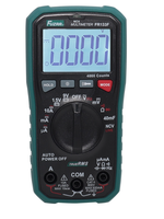 Multimètre numérique compact FUZRR FR133F 4000 points True RMS pour la mesure de tension AC/DC, courant, résistance, capacité et fréquence