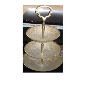 High Quality Brass Three <b>Tier</b> And Beautiful Design <b>Fruit</b> <b>Bowl</b> For Table Top Kitchenware Three <b>Tier</b> <b>Fruit</b> <b>Bowl</b> . - Product Image 5