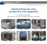 Machine automatique de fabrication de bandes magnétiques pour joints de porte de réfrigérateur 380V triphasé vis 38CrMoALA puissance 15kW