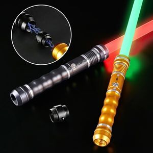 ZLangsports 2 adet 2-in-1 ayrılabilir LED Lightsaber oyuncaklar çocuklar için Metal Hilt LGT Lightsabers - Product Image 1