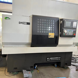Trung Quốc điều kiện đơn trục chính CNC Lathe dễ dàng hoạt động vừa làm nhiệm vụ nhà máy sản xuất bao gồm cả động cơ động cơ mang PLC - Product Image 4
