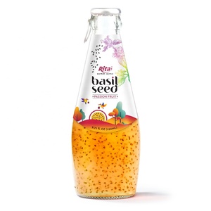 ริต้า เครื่องดื่มรสเสาวรสและเมล็ดโหระพา ขวด 290 มล. - Product Image 5