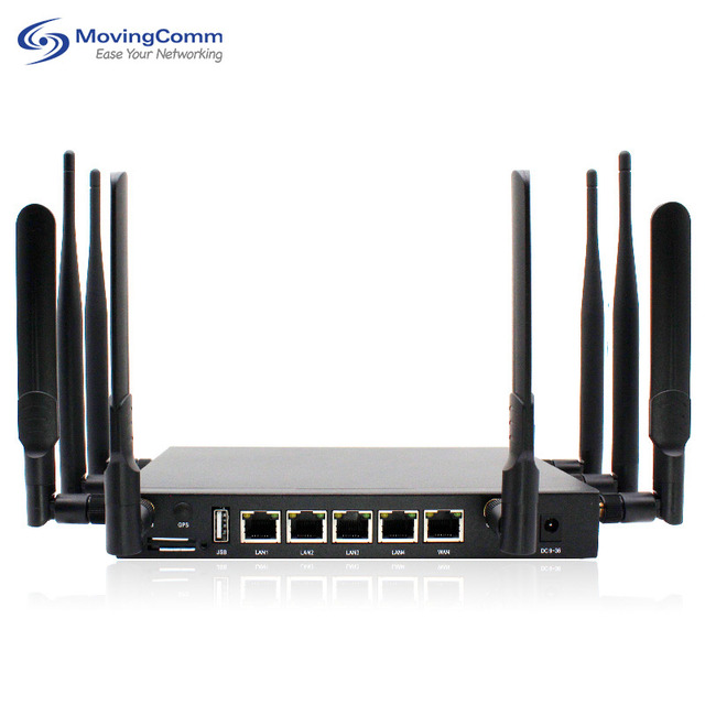China Best 5G Industrial Wifi Router With Multi Sim Card Slot External Antenna 4 Lan 1 Wan Wireless Gateway 5G Modem VPN Router