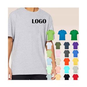 Design Custom Brand 100% Cotton T-<b>Shirts</b> Men's & Unisex Oversized Fit Solid Colors 180 Gsm Bulk Blank Tall 180 Gsm Unisex - Product Image 1