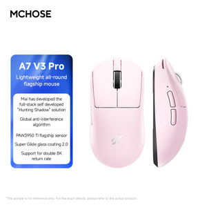 Souris sans fil haut de gamme MCHOSE A7V3Pro, légère, pour jeux, e-sport, bureau, connexion trois modes, 3950 - Product Image 3