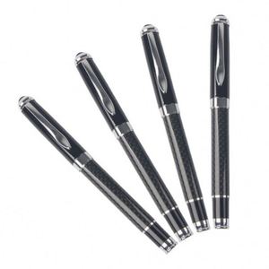 High-End Luxury Custom Logo Custom Brand Promotional Metal Ballpoint <b>Pens</b> Gift Set 0.5 mm Writing Width Carbon Fiber UV Printing - Product Image 1