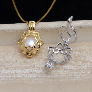 Colgante de Plata S925 con Forma de Corazón, Sin Perforar, 8mm 6mm, para Collares de Mujer, 5123, Accesorio para DIY, Soporte para Piedras Principales de Circonio - Product Image 5
