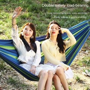 Bán buôn đu di động ngoài trời cắm trại võng bông võng giường Võng ngoài trời với quanh co thanh - Product Image 2