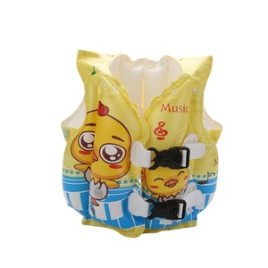 Gilet de sauvetage gonflable pour enfants, design de dessin animé, flottabilité 50n, équipement de flottation de sécurité pour enfants, matériel de natation et de sports nautiques en PVC - Product Image 5