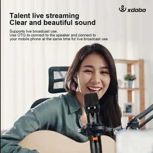 XDOBO Carnival Party <span class=keywords><strong>Karaoke</strong></span> 200W Inalámbrico Blue tooth Subwoofer Micrófono Sintonizador Altavoz - Product Image 5