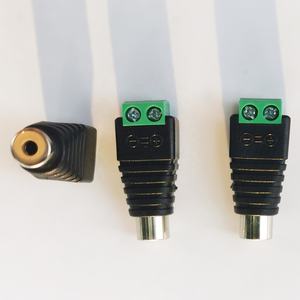 RCA إلى محطة كتلة موصل RCA محطة كتلة إلى كاميرا CCTV فيديو Balun RCA أنثى/ذكر جاك AV محول المسمار - Product Image 5