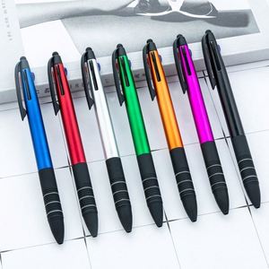 3 in 1 Custom Logo Touchscreen <b>Office</b> Student Stationery Plastic Writing Promotional <b>Gift</b> Ball Pen With Red/Blue/Black Tips - Product Image 1