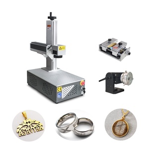 Máquina de Marcado Láser de Fibra de 20W para Grabado de Pulseras, Anillos y Colgantes, Refrigerada por Aire, Grabado Láser Personalizado de Joyería - Product Image 1