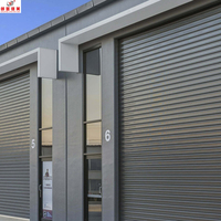 Puerta Enrollable Eléctrica de Acero para Seguridad en Almacenes, Hoteles y Exteriores, Anti-robo, Comercial