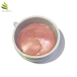 Masker Mata Emas Kolagen Hidrogel, Masker Mata Emas, Kolagen, Hiasan Mata Kristal Glitter Mata Merah Muda Emas - Product Image 4