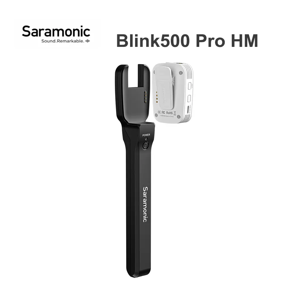 Giá Đỡ Máy Phát Mic Cầm Tay Sạc Được Saramonic Blink500 Pro HM Cho Micro Lavalier Không Dây Blink 500 Pro B1 B2 TX