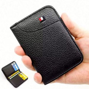 Luxury Unisex Modern Eco-Friendly Nylon Card Holder Zipper Closure <b>Small</b> Size Wallet with Polyester Lining - Product Image 1