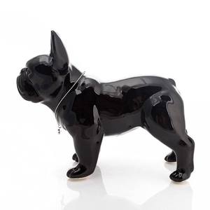 Soggiorno interno decorato con scultura in resina Bulldog - Product Image 4