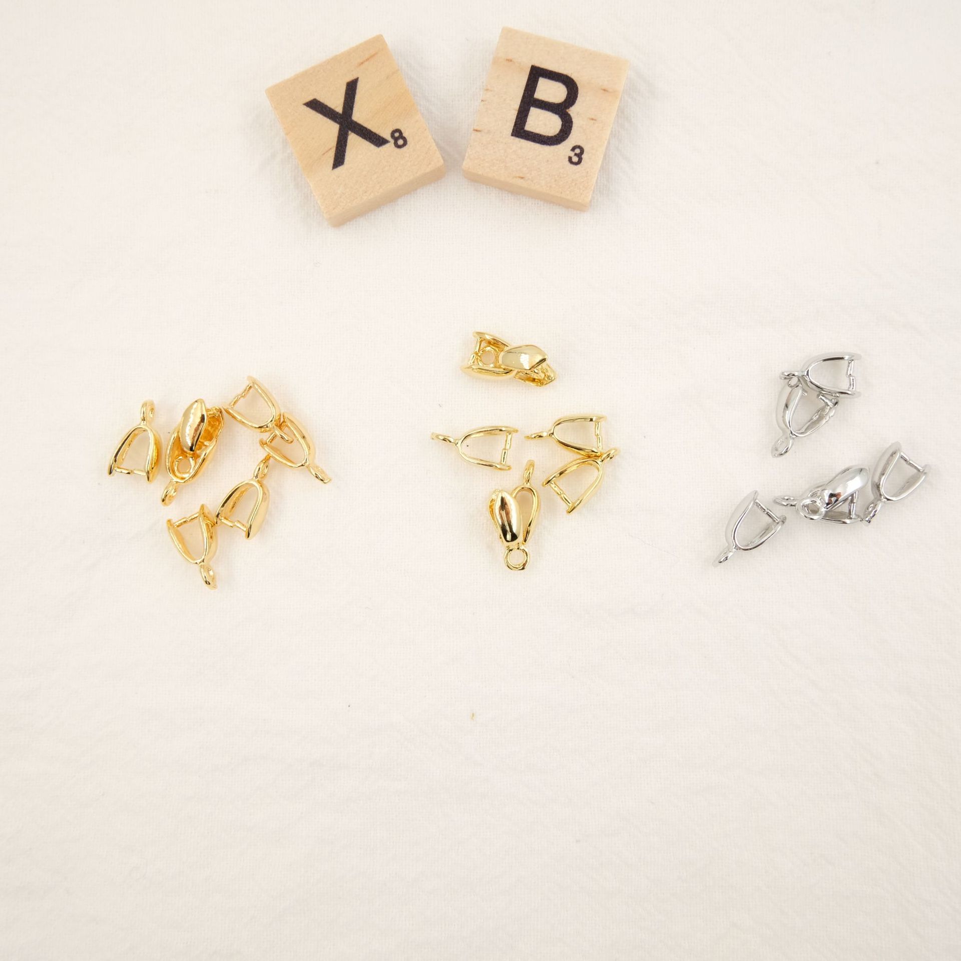 Wholesale Brass Jewelry Pendant Buckle Electroplated Copper Gold 14K 18K DIY Necklace Accessories Making Factory Oro