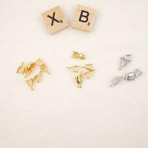 Grosir Liontin Perhiasan Kuningan Gesper Berlapis Tembaga Emas 14K 18K Aksesoris Pembuatan Kalung DIY Pabrik Oro - Product Image 3