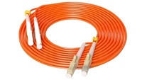 Cordon de raccordement à fibre optique duplex SM MM OM2 50/125 avec connecteur LC SC FC ST 1m 3m 5m 10m 15m 20m