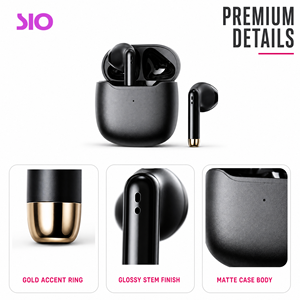 Écouteurs avec son stéréo 5.3, portée de transmission de 10 m, pour conférences, réunions, podcasts, trajets quotidiens, appels et audiobooks - Product Image 5