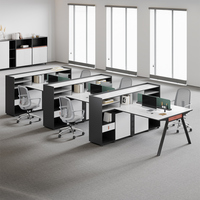 Ensemble de bureau et chaise de travail moderne haut de gamme avec table pour ordinateur portable extensible, design convertible, construction en panneaux de bois