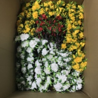 Chrysanthème Fleur 23cm Artificielle Petite Fleur Bonsaï Plantes
