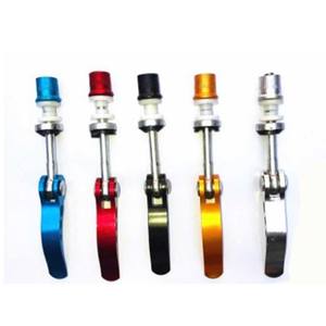 Palanca de liberación rápida de aluminio, abrazadera ajustable para tija de sillín de 6x65mm, para bicicleta de montaña, opciones de colores universales - Product Image 2