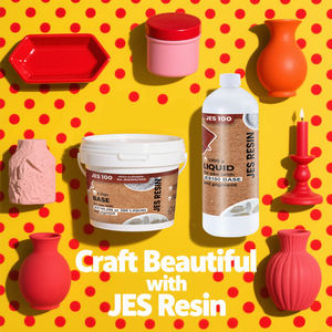 TIMESRUI JES Resina Nueva sin burbujas DIY Jesmonite Juego de resina ecológica a base de agua Resina no tóxica respetuosa con el medio ambiente para bricolaje - Product Image 6