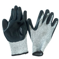 Verre jardin industrie de protection Anti-coupure PU enduit travaux de construction sécurité gants résistants aux coupures