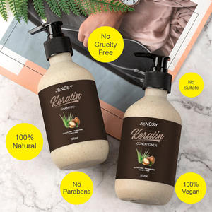 Shampooing et après-shampooing à l'huile d'argan sans sulfate à la biotine nourrissante biologique naturelle de marque privée végétalienne personnalisée contre la perte de cheveux - Product Image 5