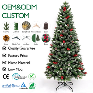 UMIND Venta al por Mayor de Fábrica, Árboles de <span class=keywords><strong>Navidad</strong></span> Artificiales de Alta Calidad con Piñas y Bayas Rojas para Fiestas Navideñas - Product Image 2