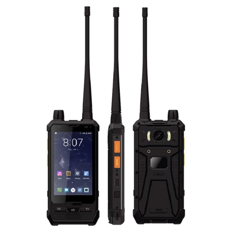 UNIWA – talkie-walkie P2 téléphone robuste 3 go + 32 go IP67 antichoc double carte SIM Smartphone 4.0 pouces 4G