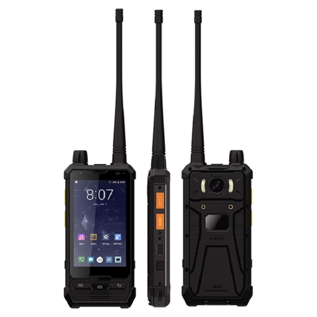 Latest UNIWA P2 Walkie Talkie Rugged Phone 3GB+32GB IP67 Shockproof Dual SIM Card Smartphone 4.0 Inch 4G Mobile