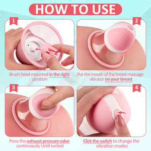 Moins cher léchage sucer Sexy sein mamelon stimuler sein masseur vibrateur <span class=keywords><strong>sensible</strong></span> Stimulation Couple jeux jouets sexuels - Product Image 6