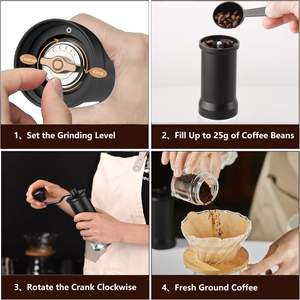 Molinillo de Café Manual Cónico de Cerámica para Espresso, Venta al por Mayor de Fábrica - Product Image 3