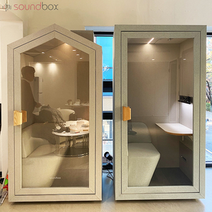 Dismantle Office Home <strong>Pod</strong> With Turbo Fresh Air System House <strong>Pod</strong> <strong>Moving</strong> Caster House Office Soundproof <strong>Pods</strong> - Product Image 3