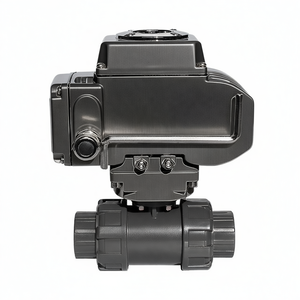 Válvula de bola motorizada COVNA eléctrica con bridas de bronce de 2 pulgadas, de dos vías, para ácido y baja temperatura, OEM, doble unión - Product Image 5