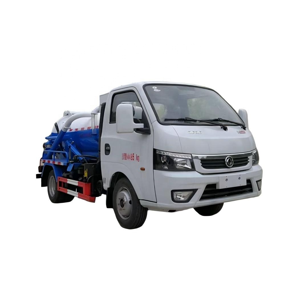 Dongfeng 2 тонны мини вакуумный резервуар для сточных вод для удаления септических фекальных отходов